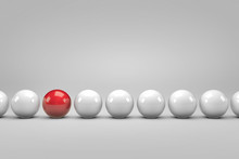 Red / White  Balls  / Concept