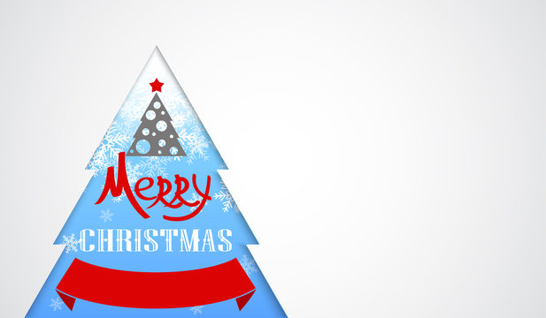 Christmas greeting card. Holiday illustration