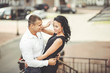 © Luminary Studio - Beautiful young couple downtown.