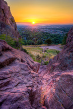 Sunrise Over Boulder, CO