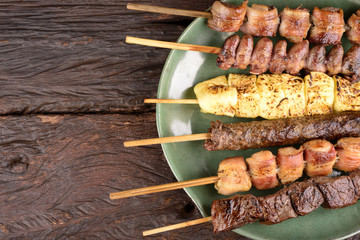 Wall Mural - Assorted Grilled Kebabs