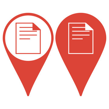 document icon paper sheet vector. flat design