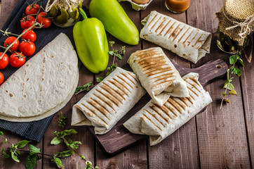 Wall Mural - Breakfast burrito