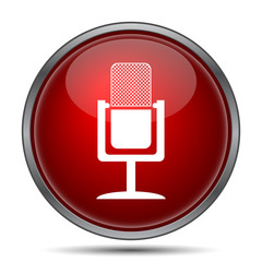 Wall Mural - Microphone icon