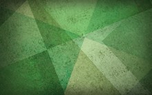 Abstract Yellow Green Background With Texture And Layers Of Random Abstract Shapes And Angles
