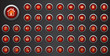 Web Icons set. Internet buttons collection with signs