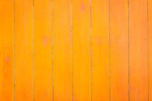 Orange Wood Plank Wall Texture Background