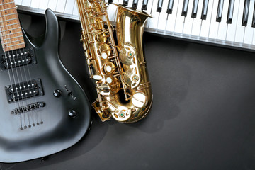 Sticker - Musical instruments, closeup