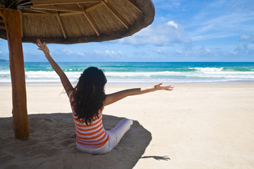 Relax on the beach