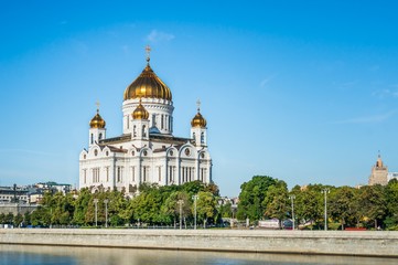 Russian orthodox Cathedral of Christ the Saviour in Moscow