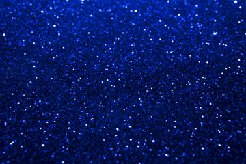 Abstract blue sparkle glitter background