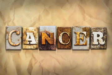 Wall Mural - Cancer Concept Rusted Metal Type