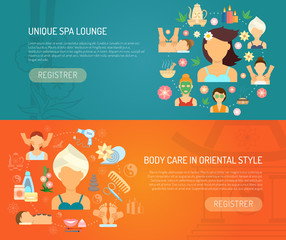 Wall Mural - Spa Banner Horizontal