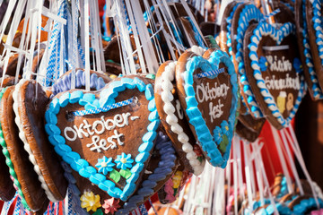 Canvas Print - gingerbread heart