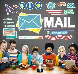 Poster - Mail Message Inbox Letter Communication Concept