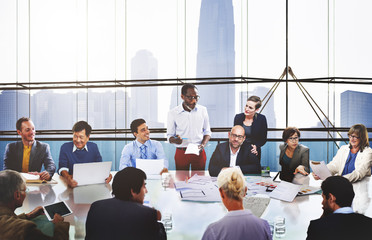 Poster - Business People Corporate Meeting Presentation Communication Con
