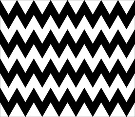 Vector modern seamless pattern zig zag line ,black and white textile print,stylish background saw, abstract texture, monochrome fashion design, bed sheets or pillow pattern
