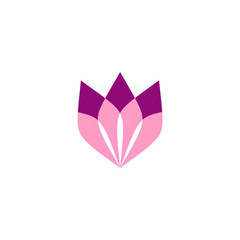 Wall Mural - lotus flower beauty logo