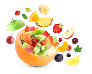 Sticker - Healthy fruit salad