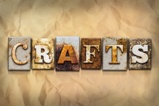 Crafts Concept Rusted Metal Type