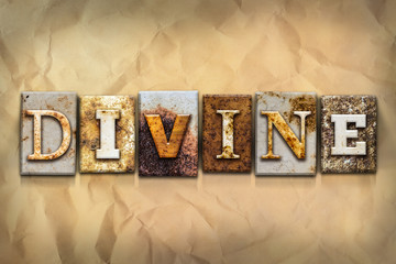 Wall Mural - Divine Concept Rusted Metal Type