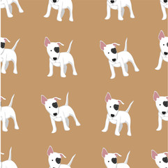 Wall Mural - dog background seamless