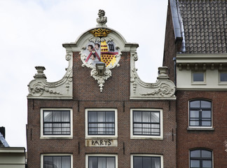 Old town in Amsterdam. Netherlands