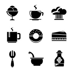 food and kitchen icons