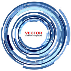 Poster - Background with circular abstract lens design