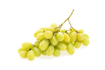 Wall Mural - Grapes fruit isolated on white background