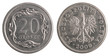 polish 20 groszy coin