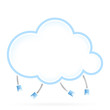 Leinwandbild Motiv Cloud Computing Icon