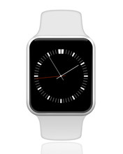 Smart Watch With Classic Dial On Screen