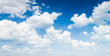 canvas print picture - blue sky with cloud closeup