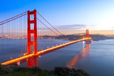 Fototapeta Mosty linowy / wiszący - Golden Gate Bridge, San Francisco, California, USA