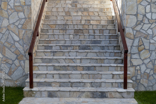 Obraz w ramie stone steps