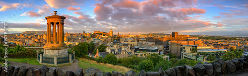 Naklejka - mata magnetyczna na lodówkę Edinburgh Castle, Scotland