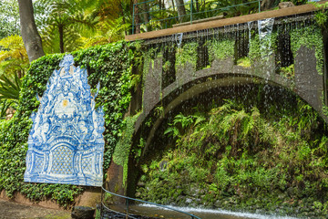 Fototapete - Monte Palace Tropical Garden. Funchal, Madeira Island, Portugal