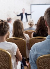 Students during professional training session