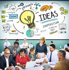 Poster - Ideas Innovation Creativity Knowledge Inspiration Vision Concept
