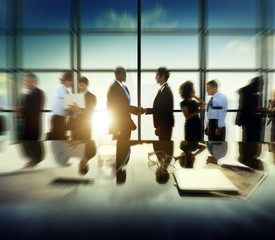 Wall Mural - Business People Partnership Meeting Discussion Concept
