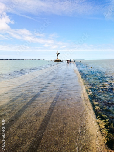 Fotografía Le passage du Gois submergé