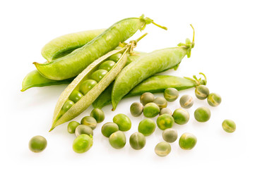 Wall Mural - Fresh green peas