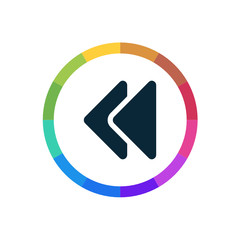 Poster - Modern Multicolored Icon