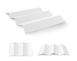Poster - Blank white paper vector template