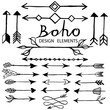 © Ivan Feoktistov - Boho doodle design elements
