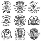 Fototapeta  - Set of vintage lifestyle emblems