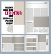 modern magazine layout template
