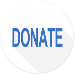 Poster - donate flat design modern icon
