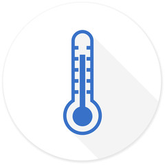 Poster - thermometer flat design modern icon